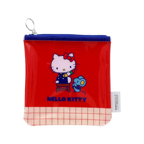 レトロ　ハローキティ 3段ポーチ サンリオHello Kitty フラットポーチ レトロ ハローキティ 3段ポーチ サンリオHello Kitty フラットポーチ